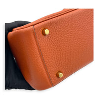 Lindy Mini Cuivre Shoulder Bag in Clemence, Gold hardware