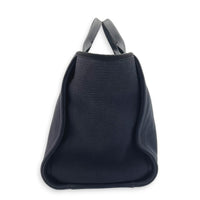 Deauville Tote Bag Black in Canvas, Gold hardware