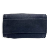 Deauville Tote Bag Black in Canvas, Gold hardware