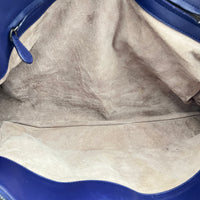 Intrecciato Tote Bag Purple in Nappa Leather, Ruthenium hardware