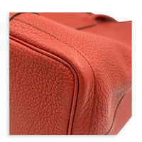 Garden Party 36 Rouge Duchesse Top Handle Bag in Negonda, Palladium hardware