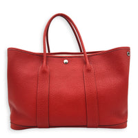 Garden Party 36 Rouge Duchesse Top Handle Bag in Negonda, Palladium hardware