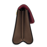 Victoire Shoulder Bag Brown in Coated Canvas, Gold hardware