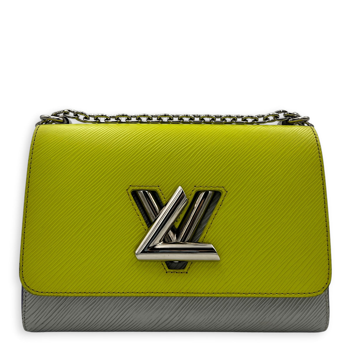 Twist Shoulder Bag Multi-colour in Epi Leather, Silver hardware
