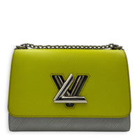 Twist Shoulder Bag Multi-colour in Epi Leather, Silver hardware