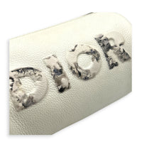 x Daniel Arsham Roller Shoulder Bag White in Calfskin, White hardware
