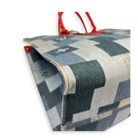 OnTheGo Top Handle Bag GM Blue in Denim, Gold hardware