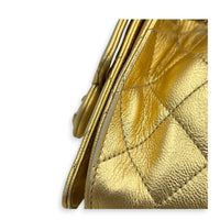 C25 Hobo Mini Gold Shoulder Bag in Caviar Leather, Gold hardware