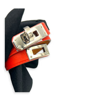 Kelly Double Tour XS Capucine Bracelet in Swift, Palladium hardware