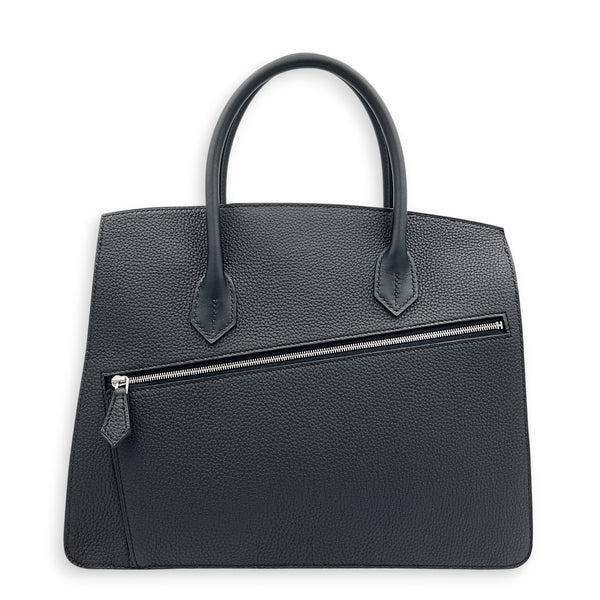 Birkin Desordre 30 Black Top Handle Bag in Togo/ Swift, Palladium hardware