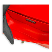 Boy Shoulder Bag Red in Stingray/ Calfskin, Brushed Silver hardware