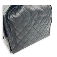 C25 Hobo Medium Black Shoulder Bag in Caviar Leather, Gold hardware
