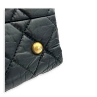 2.55 Black Tote Bag in Calfskin, Gold hardware
