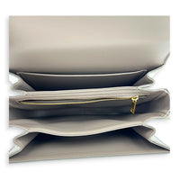 Triomphe Crossbody Bag Grey in Box, Gold hardware