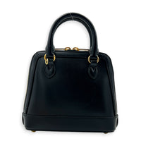 Horsebit 1955 Top Handle Bag Black in Calfskin, Gold hardware