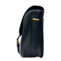 Bobby Crossbody Bag Black in Calfskin, Gold hardware