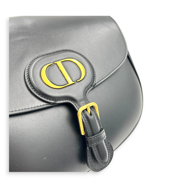 Bobby Crossbody Bag Black in Calfskin, Gold hardware