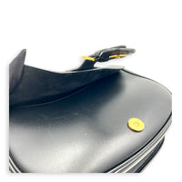 Bobby Crossbody Bag Black in Calfskin, Gold hardware