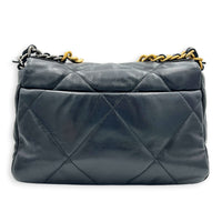 C19 Top Handle Bag Black in Calfskin, Mixed hardware