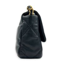C19 Top Handle Bag Black in Calfskin, Mixed hardware