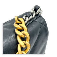 C19 Top Handle Bag Black in Calfskin, Mixed hardware