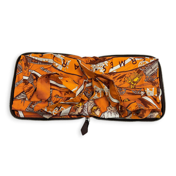 Jeu Des Omnibus Et Dames Multi-colour Tote Bag in Printed Silk, Palladium hardware