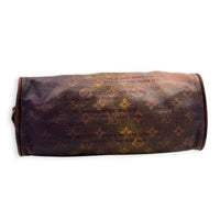 x Richard Prince Graduate Jokes Brown Top Handle Bag in Monogram Coated Canvas, Antique Brass hardware