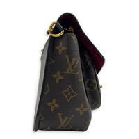 Dauphine Shoulder Bag MM Monogram Brown / Noir in Monogram Coated Canvas, Gold hardware