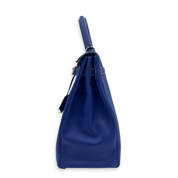 Kelly Blue Electric/Mykonos in Epsom, Palladium hardware