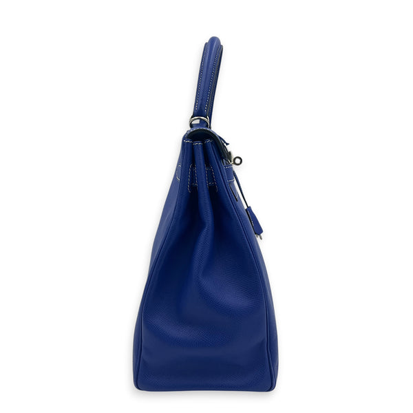 Kelly Blue Electric/Mykonos in Epsom, Palladium hardware