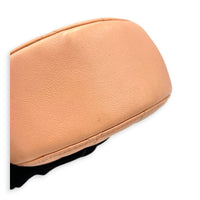 Round CC Mini Pink Crossbody Bag in Lambskin, Gold hardware