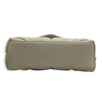Loulou Crème Vintage Shoulder Bag in Lambskin, Silver hardware