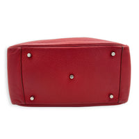 Lindy 34 Rouge Casaque Shoulder Bag in Clemence, Palladium hardware