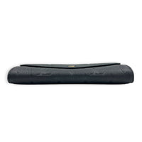 Sarah Wallet Black in Monogram Empreinte Leather, Gold hardware