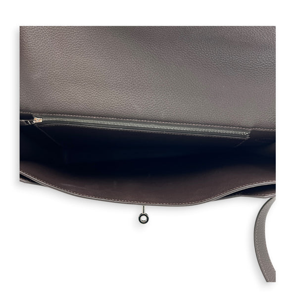 Kelly Depeches 36 Bai-Brun Briefcase in Togo, Palladium hardware