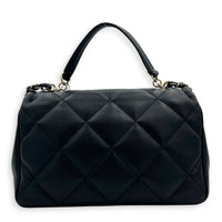 CC Top Handle Bag Blue in Calfskin, Gold hardware