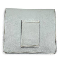 Roulis Slim Blue Glacier in Chevre Leather, Gold hardware