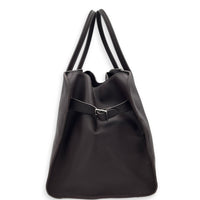 Margaux Top Handle Bag Burgundy in Calfskin, Silver hardware