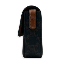 Triomphe Shoulder Bag Brown