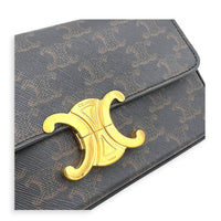 Triomphe Shoulder Bag Brown