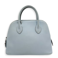 Bolide 25 Bleu Brume Top Handle Bag in Epsom, Palladium hardware