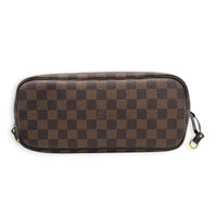 Neverfull Tote Bag PM Ebene in Coated Canvas, Gold hardware