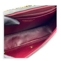 Classic Double Flap Shoulder Bag Jumbo Black in Lambskin, Gold hardware