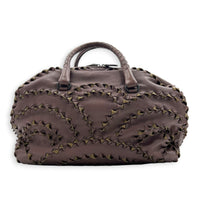 San Marco Top Handle Bag Purple in Calfskin