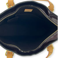 Brentwood Red Top Handle Bag in Patent Leather, Gold hardware
