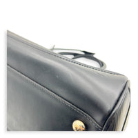 Montaigne Bowling  Top Handle Bag Black in Epi Leather