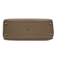 Kelly Maxi 42 Etoupe Top Handle Bag in Togo, Palladium hardware