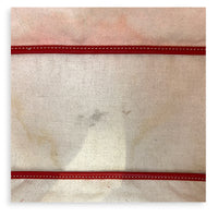 Saint Louis PM Red Tote Bag in Coated Canvas, Silver hardware