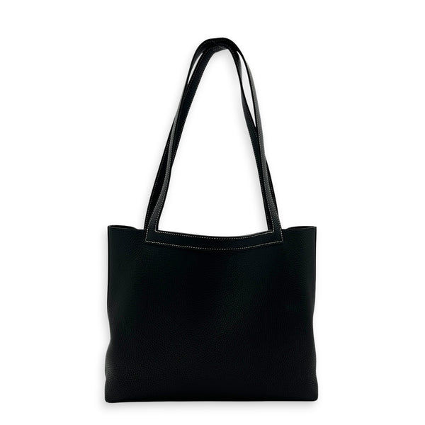 Cabasellier 31 Black Tote Bag in Clemence