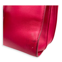 Sac de Jour Top Handle Bag Medium Rouge Eros in Calfskin, Gold hardware